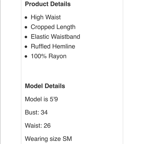 Mini Polka Dot Pant with Flounce Hem - Picture 6 of 6